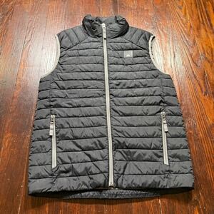 Alaskan Hardgear Puffin Vest Mens S Black Duluth Trading AKHG Eco Mock Puffer
